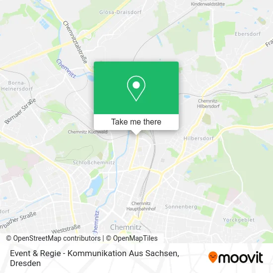Карта Event & Regie - Kommunikation Aus Sachsen