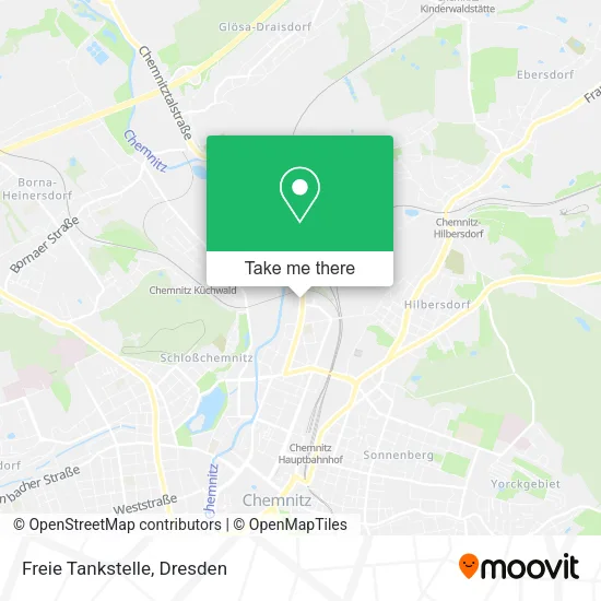 Карта Freie Tankstelle
