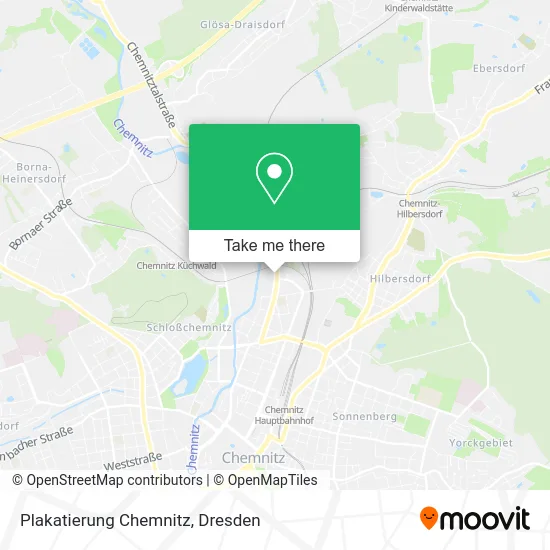 Карта Plakatierung Chemnitz