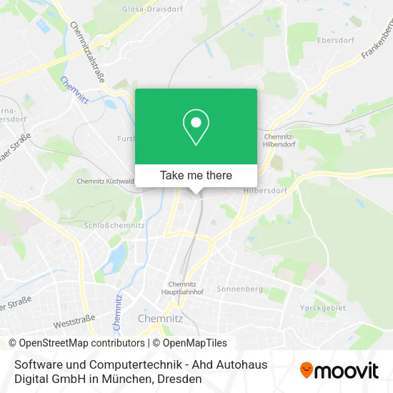 Карта Software und Computertechnik - Ahd Autohaus Digital GmbH in München