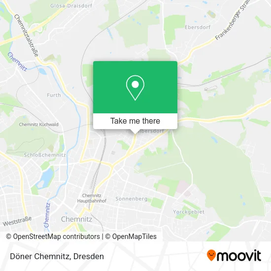 Карта Döner Chemnitz