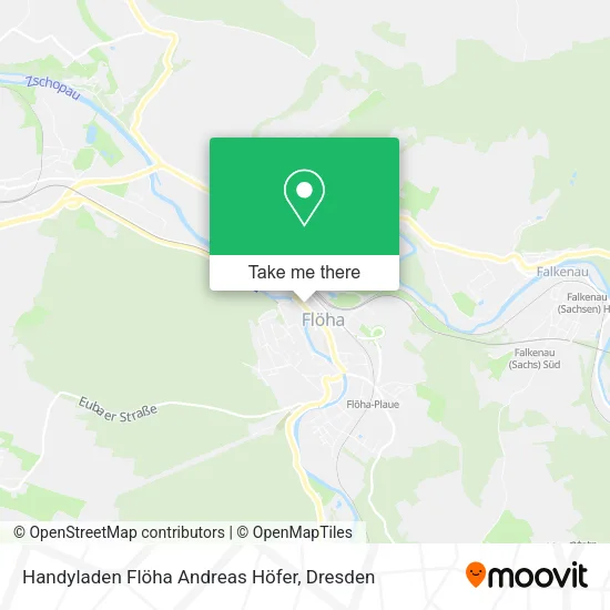 Карта Handyladen Flöha Andreas Höfer