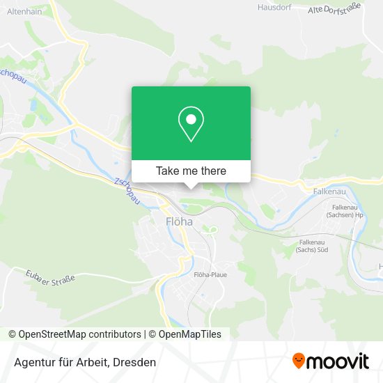 Карта Agentur für Arbeit