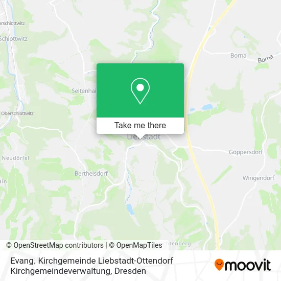 Карта Evang. Kirchgemeinde Liebstadt-Ottendorf Kirchgemeindeverwaltung