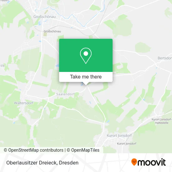 Карта Oberlausitzer Dreieck