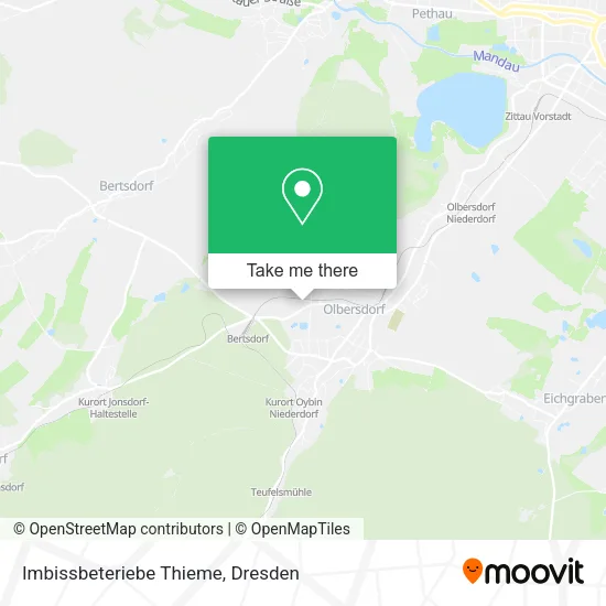 Карта Imbissbeteriebe Thieme