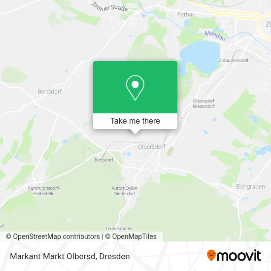 Карта Markant Markt Olbersd