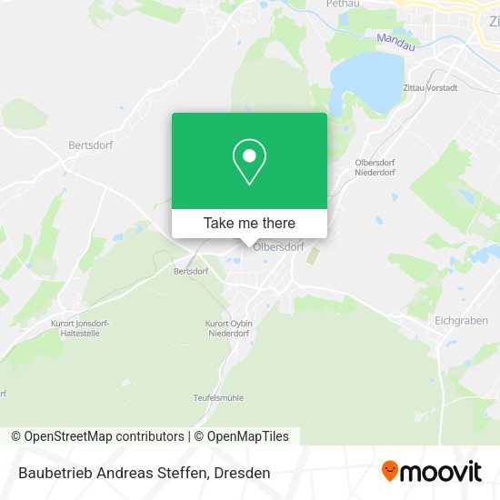 Карта Baubetrieb Andreas Steffen