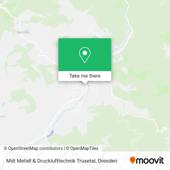 Карта Mdt Metall & Drucklufttechnik Trusetal