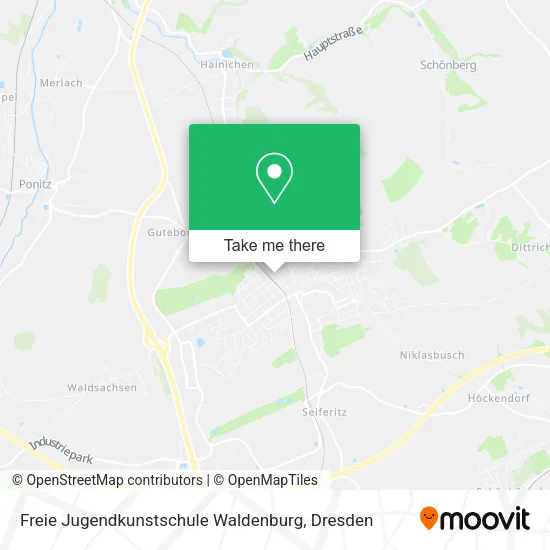Карта Freie Jugendkunstschule Waldenburg