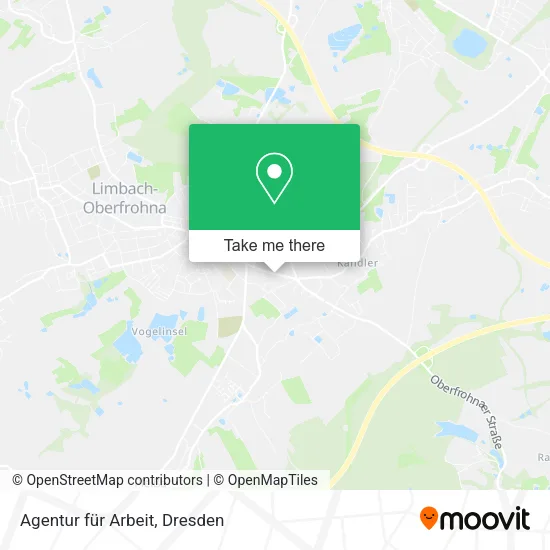 Agentur für Arbeit map