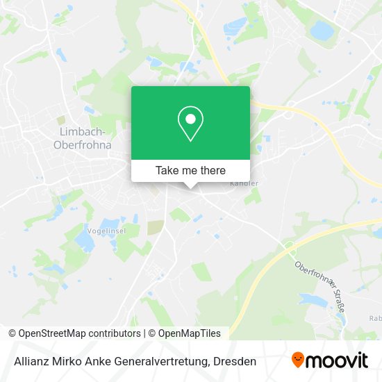 Карта Allianz Mirko Anke Generalvertretung