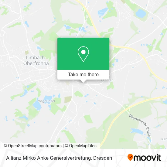 Карта Allianz Mirko Anke Generalvertretung