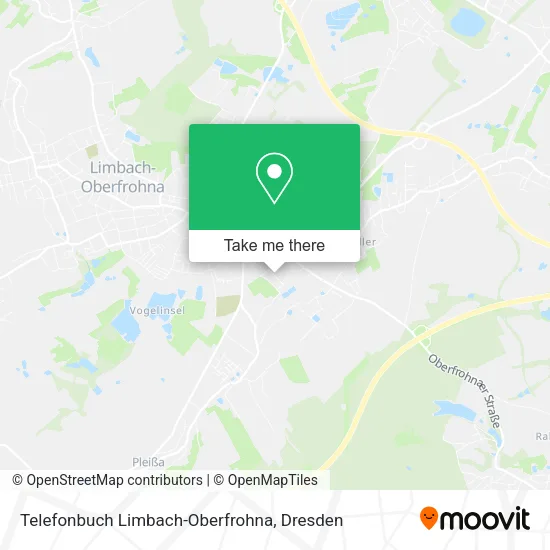 Карта Telefonbuch Limbach-Oberfrohna