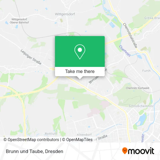 Карта Brunn und Taube