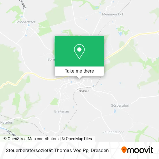 Карта Steuerberatersozietät Thomas Vos Pp