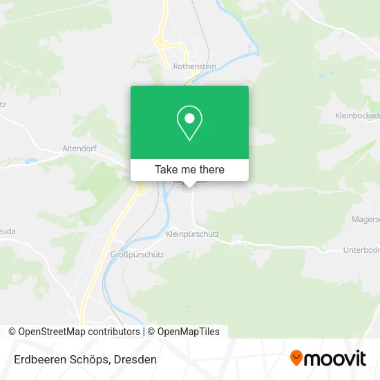 Карта Erdbeeren Schöps