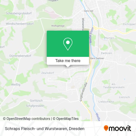 Карта Schraps Fleisch- und Wurstwaren