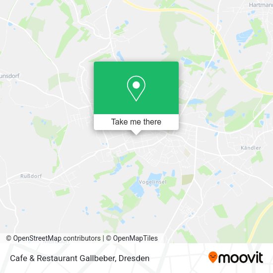 Карта Cafe & Restaurant Gallbeber