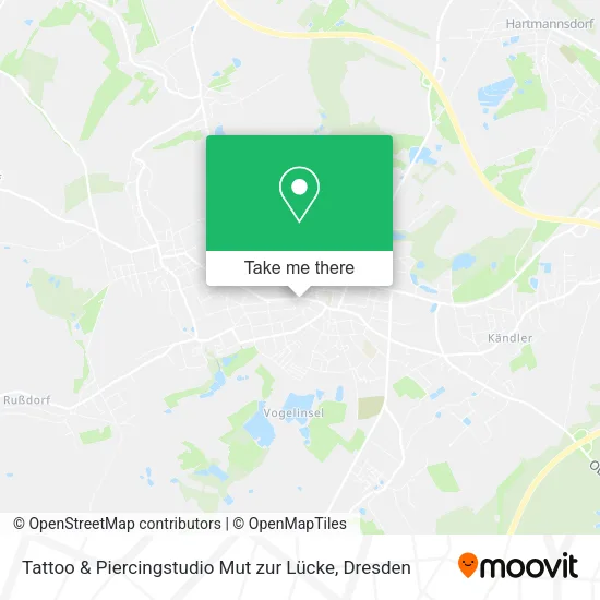 Карта Tattoo & Piercingstudio Mut zur Lücke