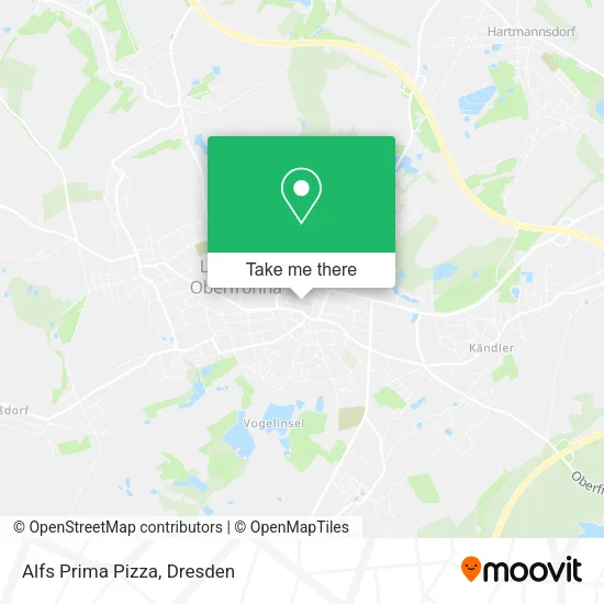 Карта Alfs Prima Pizza