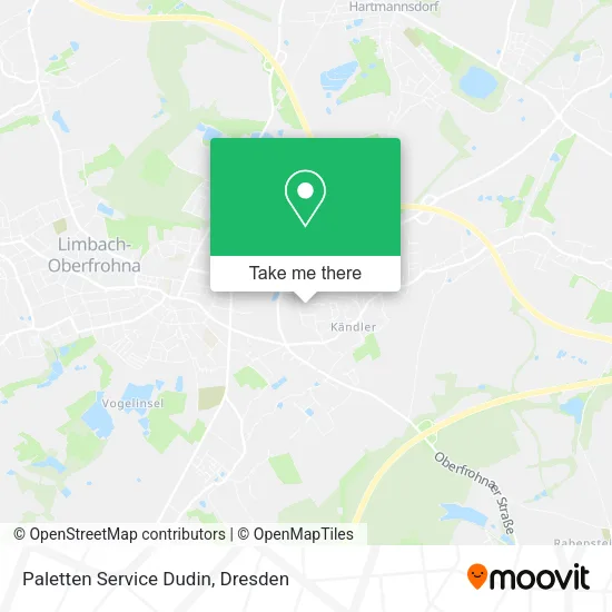 Карта Paletten Service Dudin