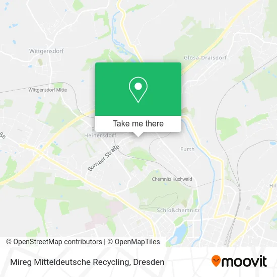 Карта Mireg Mitteldeutsche Recycling