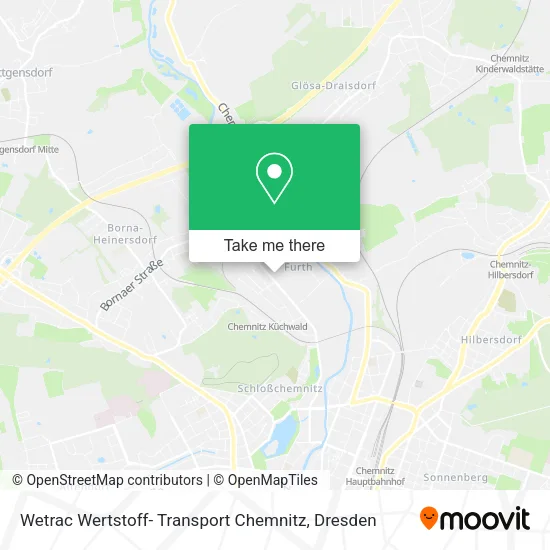 Карта Wetrac Wertstoff- Transport Chemnitz