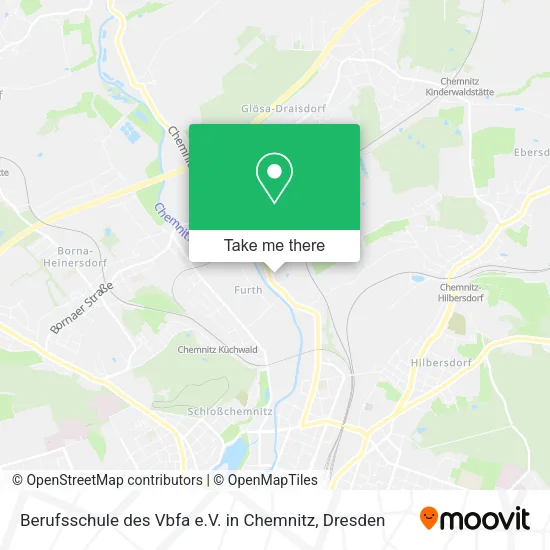 Карта Berufsschule des Vbfa e.V. in Chemnitz