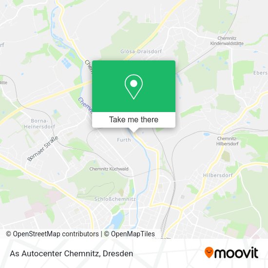 Карта As Autocenter Chemnitz