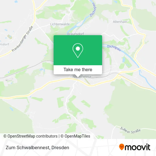 Карта Zum Schwalbennest