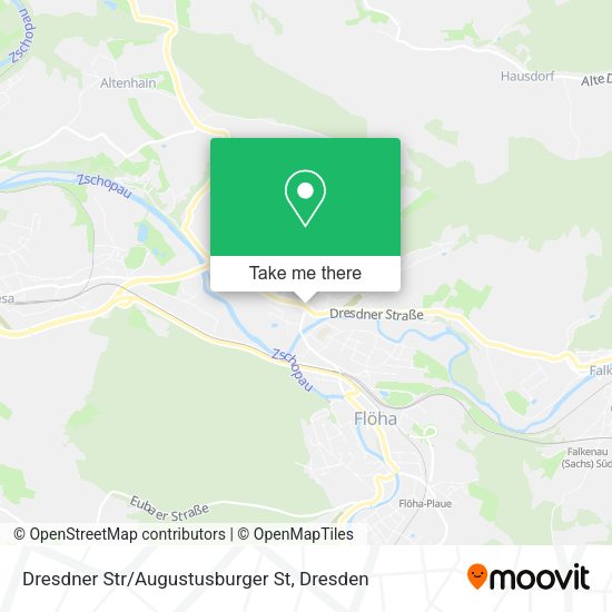 Карта Dresdner Str/Augustusburger St