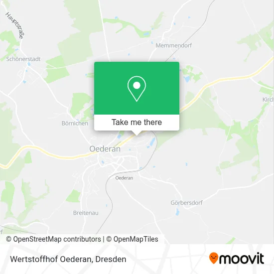 Wertstoffhof Oederan map
