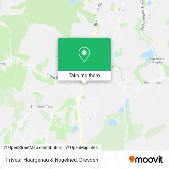 Карта Friseur Haargenau & Nagelneu