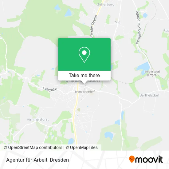 Карта Agentur für Arbeit