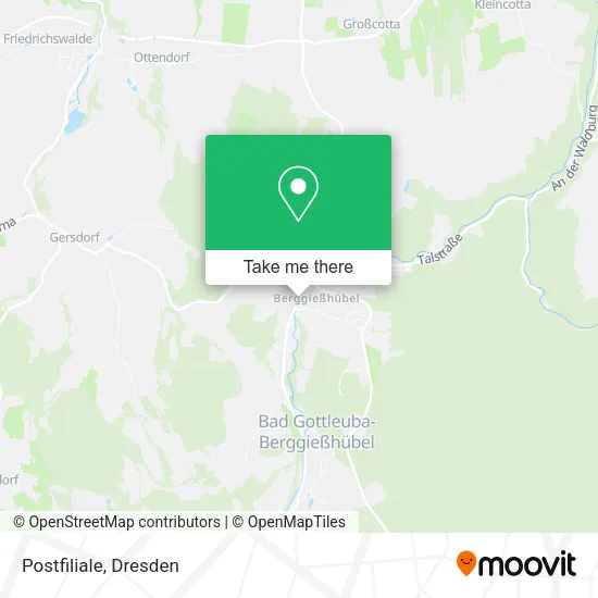 Карта Postfiliale