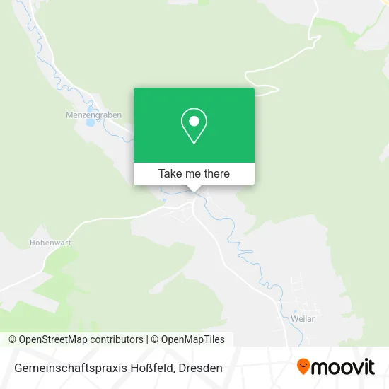 Карта Gemeinschaftspraxis Hoßfeld