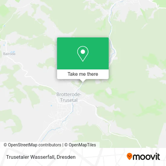 Карта Trusetaler Wasserfall