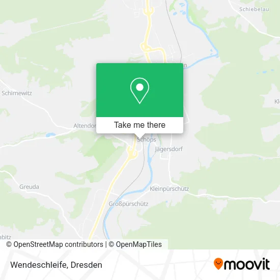 Карта Wendeschleife