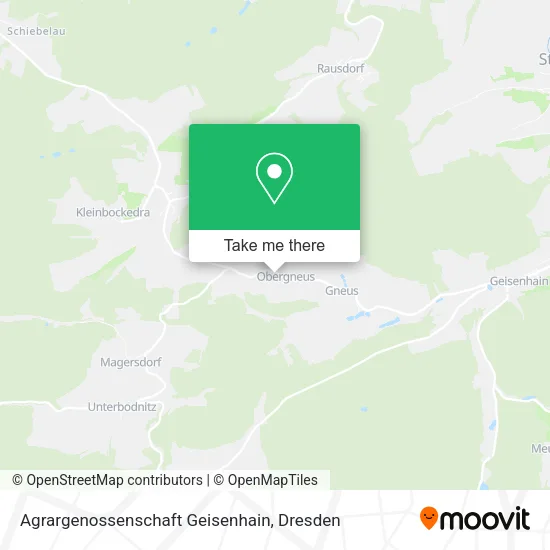 Agrargenossenschaft Geisenhain map