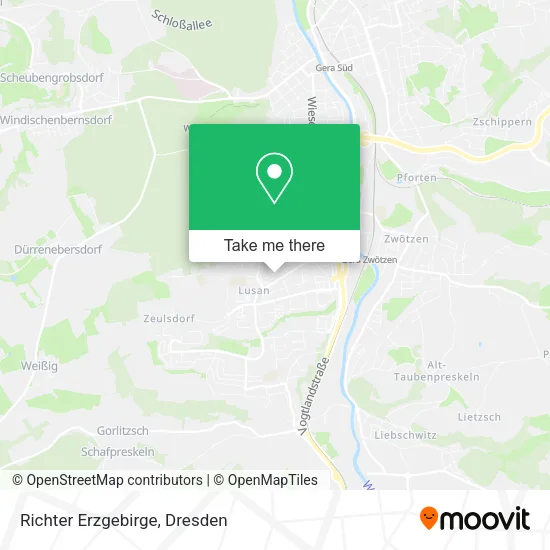 Карта Richter Erzgebirge