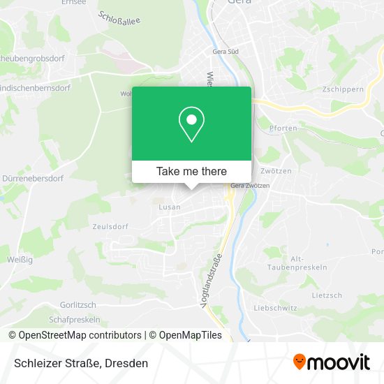 Карта Schleizer Straße
