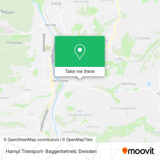Карта Hampl Transport- Baggerbetrieb