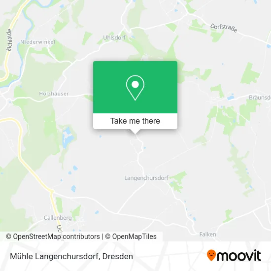 Карта Mühle Langenchursdorf