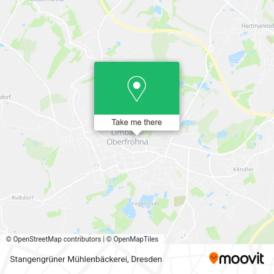Карта Stangengrüner Mühlenbäckerei
