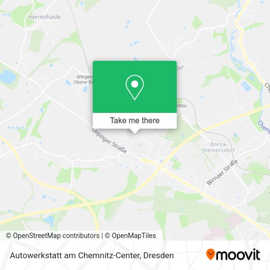 Карта Autowerkstatt am Chemnitz-Center