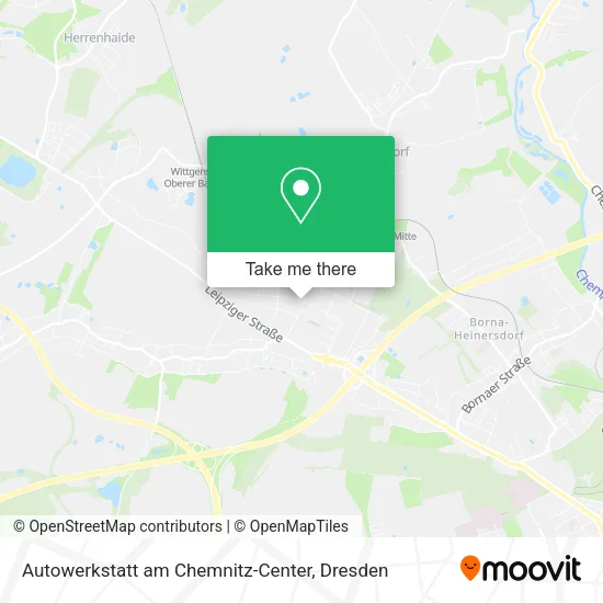 Карта Autowerkstatt am Chemnitz-Center