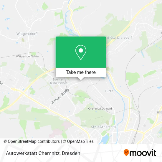 Карта Autowerkstatt Chemnitz