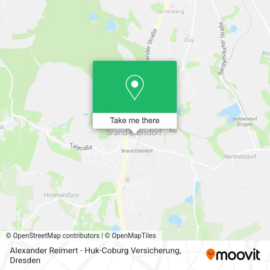 Карта Alexander Reimert - Huk-Coburg Versicherung