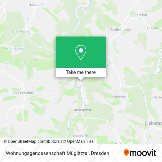 Карта Wohnungsgenossenschaft Müglitztal